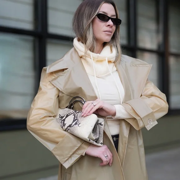 REVOLVE Beige Trench Coat - Picture 4 of 4